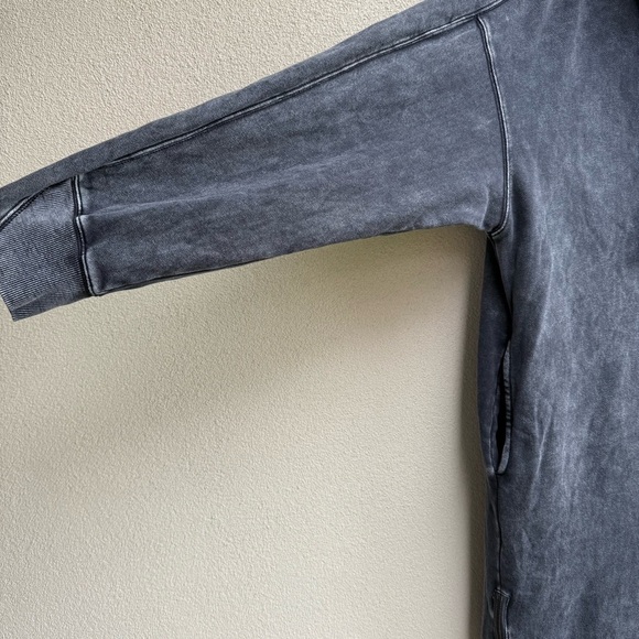 Free People Spur Of The free Moment Solid Hoodie Oversized Slouchy Dress Large - Picture 7 of 8